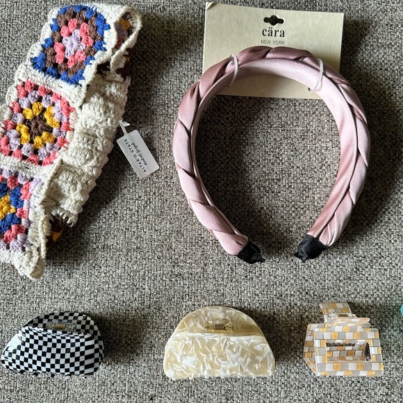 Assorted Set of Hair Accessories! Claw Clips, Headband, Bow! J. Crew Alt’d State - Picture 7 of 7
